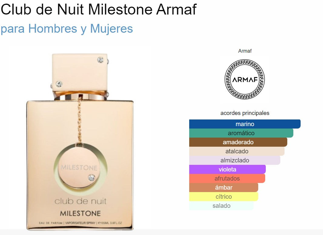 Club de Nuit Milestone de Armaf