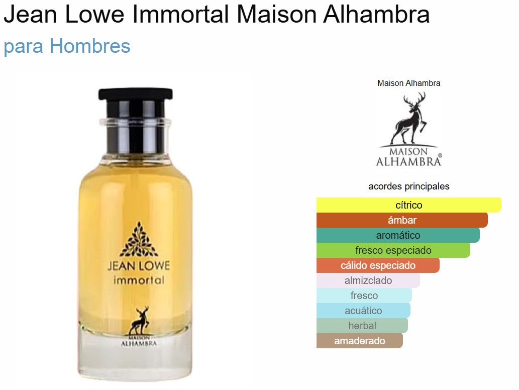 Jean Lowe Immortal de Maison Alhambra