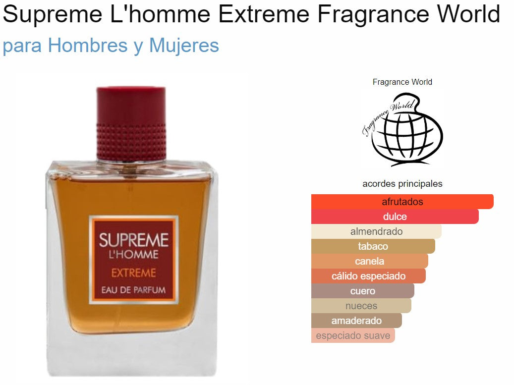 Supreme L'Homme Extreme de Fragrance World